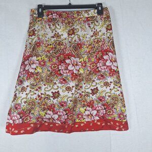 Old Navy Just Below the Waist 100% Silk skirt size 1